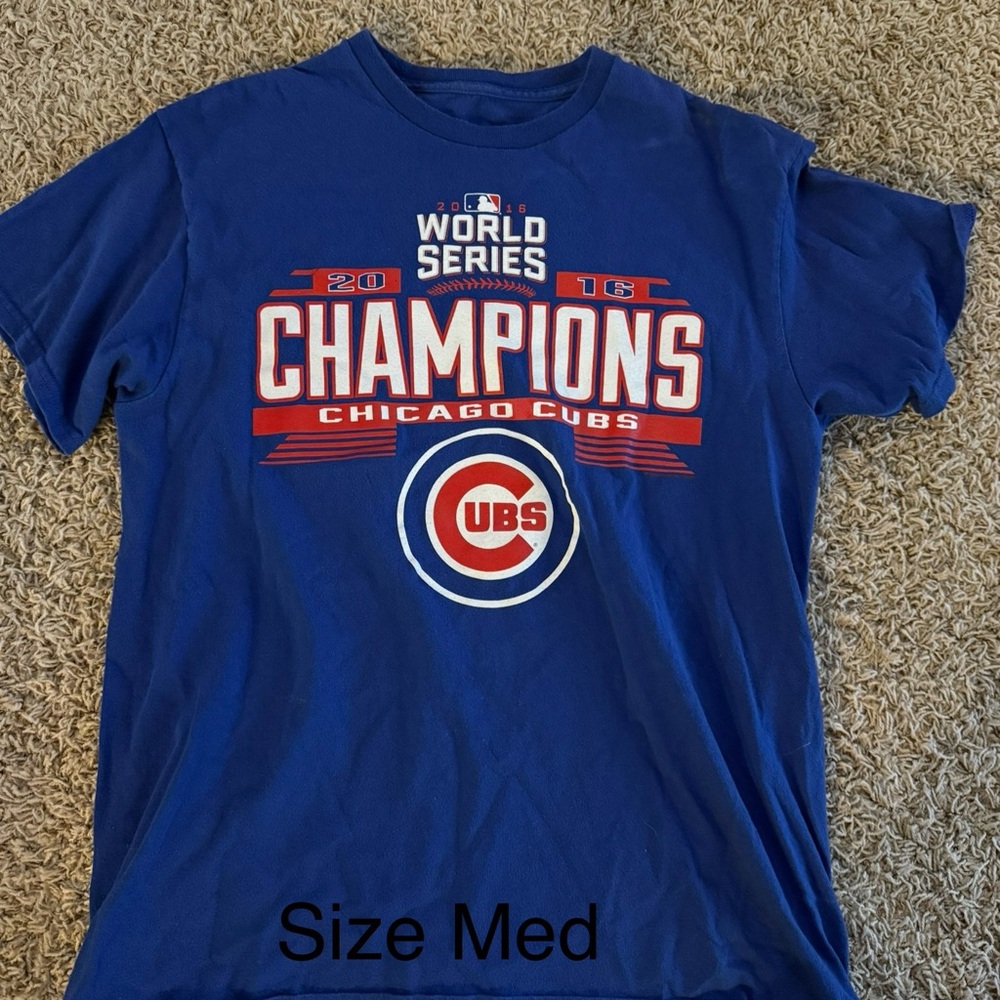Bundle of Chicago Cubs World Series Champions T-Shirts (10 total!)